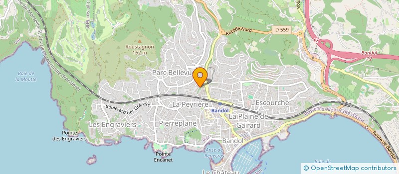 localisation de l'entreprise SCI C.L.A. à BANDOL