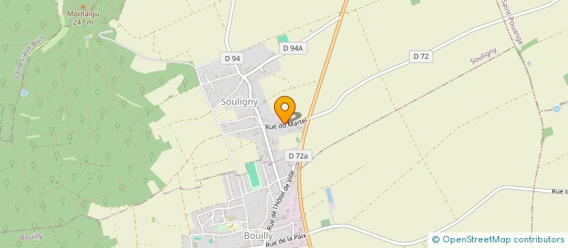 localisation de l'entreprise SCI C.L.A  SOULIGNY