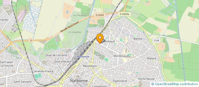 localisation de l'entreprise SCI C.L.A.M.2000 à NARBONNE