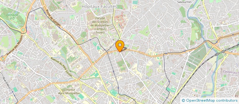 localisation de l'entreprise SCI C.L.A.P.A.G à MONTPELLIER