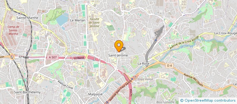 localisation de l'entreprise SCI C.L.B. à MARSEILLE