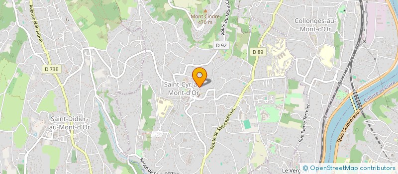 localisation de l'entreprise SCI C.L.B.  SAINT-CYR-AU-MONT-D'OR