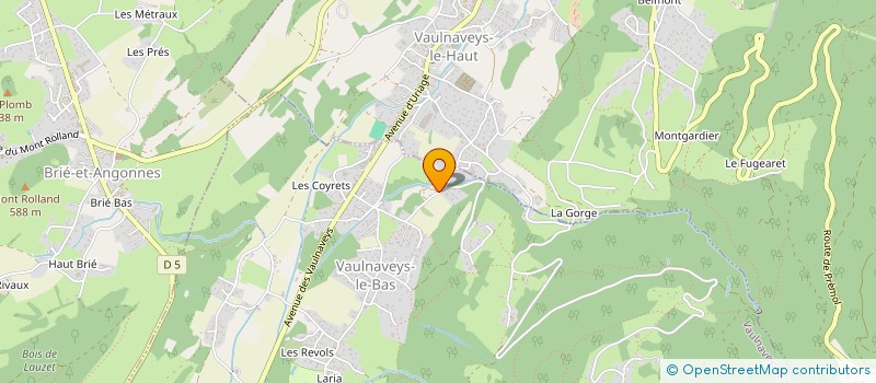 localisation de l'entreprise SCI C.L.B  VAULNAVEYS-LE-BAS