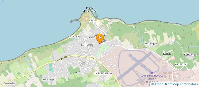 localisation de l'entreprise SCI C.L.B  LANVEOC