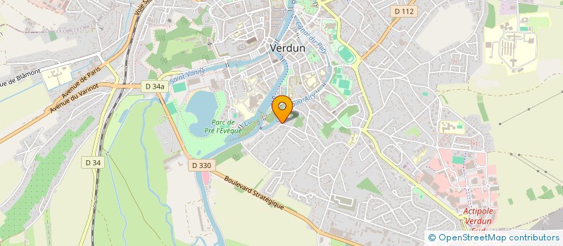 localisation de l'entreprise SCI C.L.C.P à VERDUN