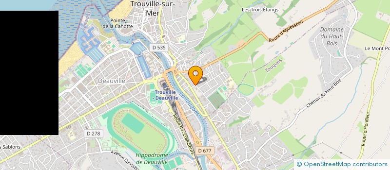 localisation de l'entreprise SCI C.L.C. TROUVILLE à TROUVILLE-SUR-MER