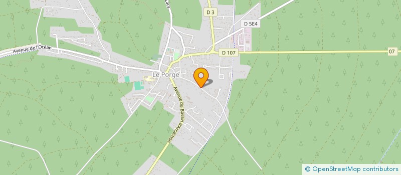 localisation de l'entreprise SCI C.L.D. à LE PORGE
