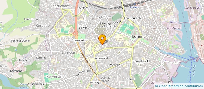 localisation de l'entreprise SCI - C.L.E.S.  LORIENT