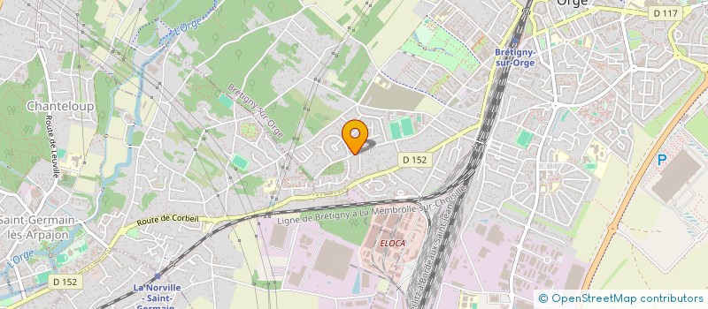 localisation de l'entreprise SCI C.L.F. à BRETIGNY-SUR-ORGE