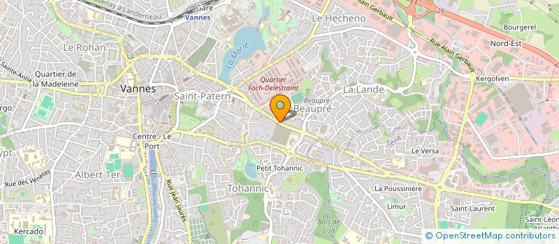 localisation de l'entreprise SCI C.L.G. à VANNES