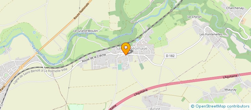 localisation de l'entreprise SCI C.L.H.  SAINTE-NEOMAYE