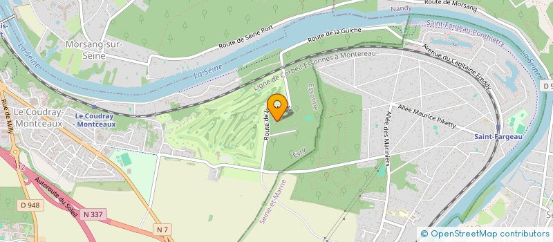 localisation de l'entreprise SCI C.L.I.T.  LE COUDRAY-MONTCEAUX