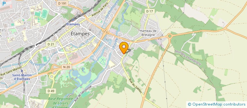 localisation de l'entreprise SCI C&L IMMOBILIER  ETAMPES