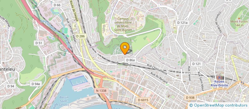 localisation de l'entreprise SCI C&L INVESTISSEMENT à ROUEN