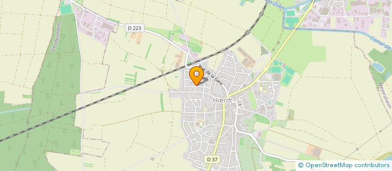 localisation de l'entreprise SCI C.L.K  HRDT