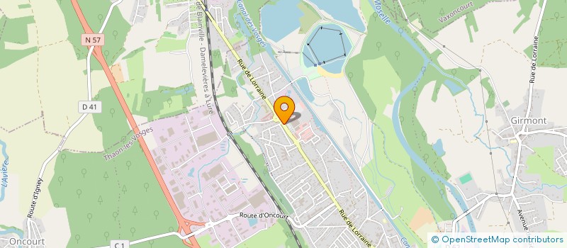 localisation de l'entreprise SCI C.L.L.  THAON-LES-VOSGES