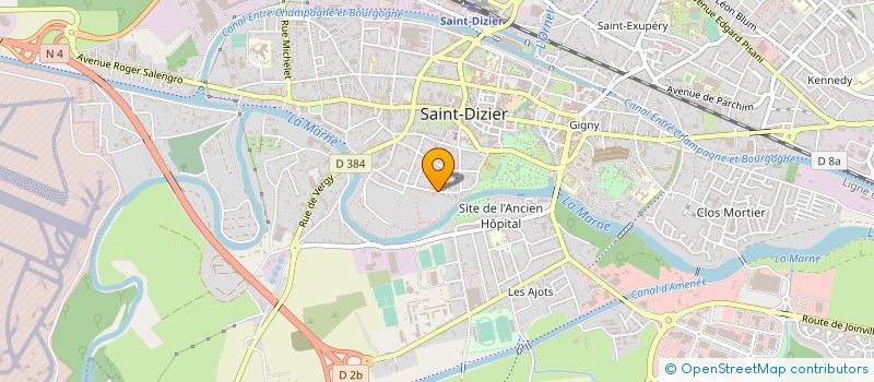 localisation de l'entreprise SCI C L M à SAINT-DIZIER