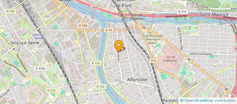 localisation de l'entreprise SCI C.L.M. à ALFORTVILLE