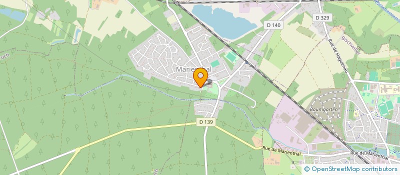 localisation de l'entreprise SCI C.L.R.  HAGUENAU