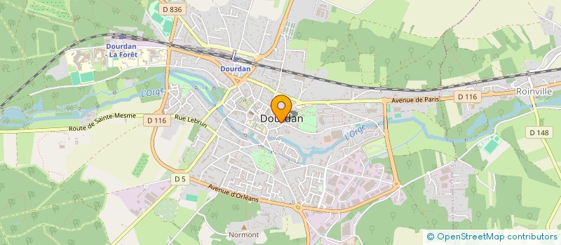 localisation de l'entreprise SCI C.L.T.G.  DOURDAN