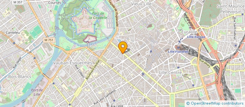 localisation de l'entreprise SCI C.L.X à LILLE
