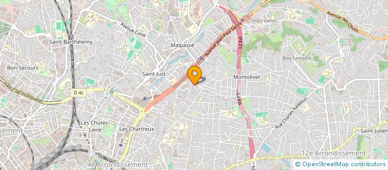 localisation de l'entreprise SCI C.LEBOURG  MARSEILLE