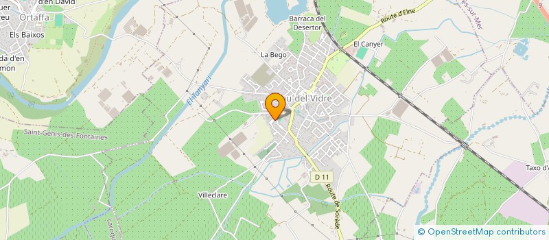 localisation de l'entreprise SCI C-LINE  PALAU-DEL-VIDRE