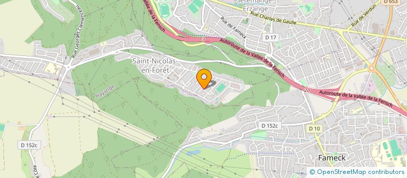 localisation de l'entreprise SCI C'LUC  HAYANGE