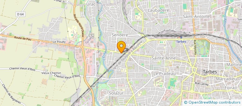 localisation de l'entreprise SCI C M  TARBES