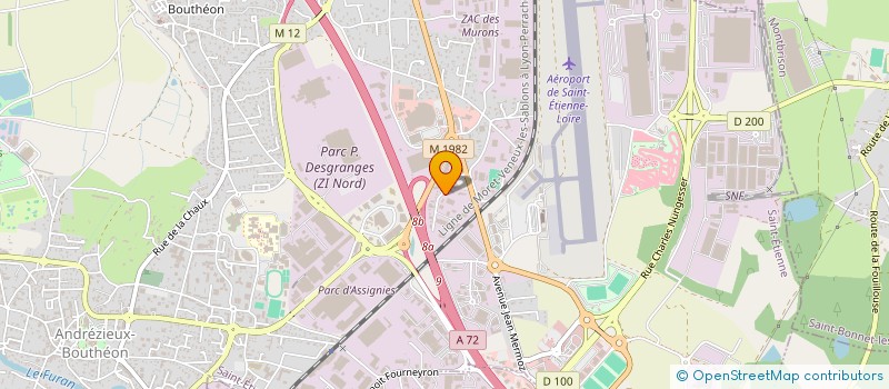 localisation de l'entreprise SCI C.M.  ANDREZIEUX-BOUTHEON