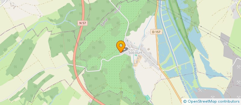 localisation de l'entreprise SCI C.M.  SOCOURT