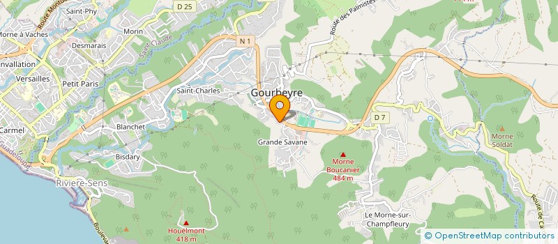 localisation de l'entreprise SCI C-M  GOURBEYRE