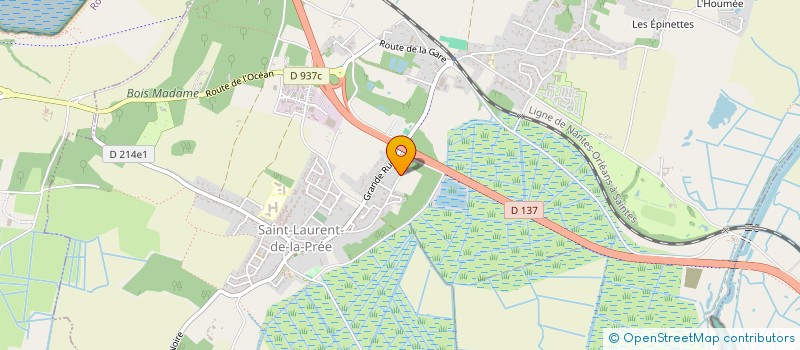 localisation de l'entreprise SCI C.M.  SAINT-LAURENT-DE-LA-PREE