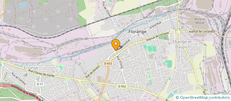 localisation de l'entreprise SCI C&M  FLORANGE