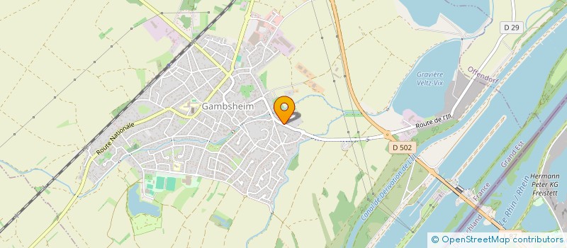 localisation de l'entreprise SCI C.M.A  GAMBSHEIM