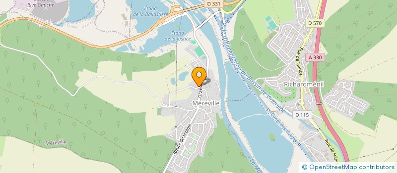 localisation de l'entreprise SCI C.M.A.M  MEREVILLE