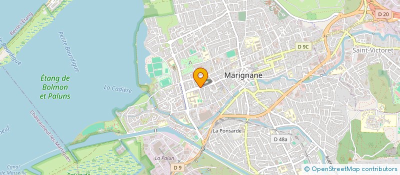 localisation de l'entreprise SCI C.M. AMOR  MARIGNANE