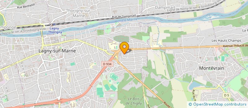 localisation de l'entreprise SCI C.M.B  LAGNY-SUR-MARNE