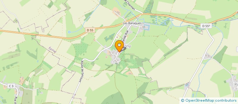 localisation de l'entreprise SCI C.M.B.  AVRAINVILLE