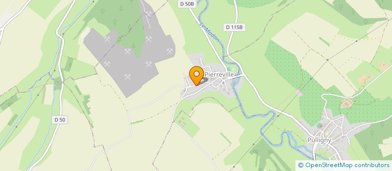 localisation de l'entreprise SCI C.M.B.  PIERREVILLE