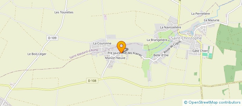 localisation de l'entreprise SCI C.M.B.N. à SAINT-CHRISTOPHE