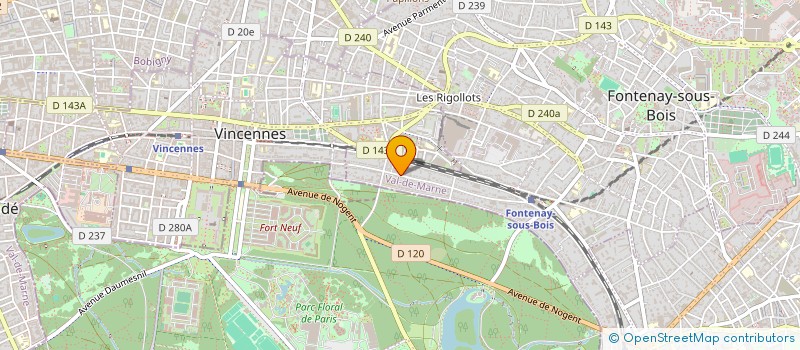 localisation de l'entreprise SCI C M C 2000 à FONTENAY-SOUS-BOIS