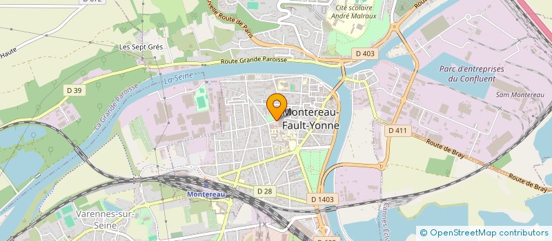 localisation de l'entreprise SCI C M C à MONTEREAU-FAULT-YONNE