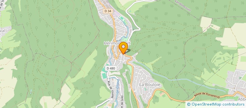 localisation de l'entreprise SCI C.M.C.  HERIMONCOURT