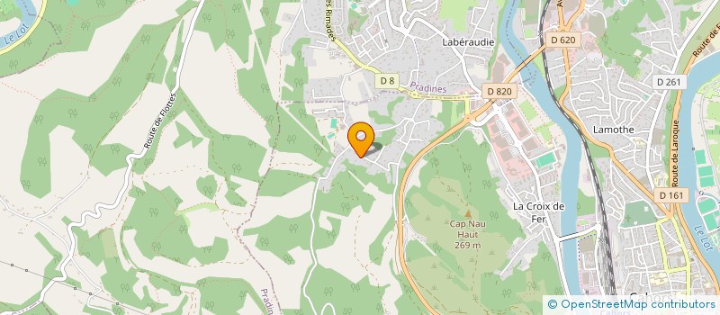 localisation de l'entreprise SCI C.M.C.A.  CAHORS