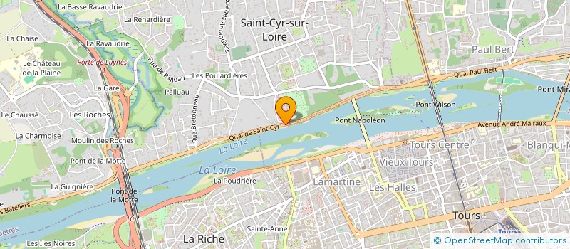 localisation de l'entreprise SCI C M C C à SAINT-CYR-SUR-LOIRE