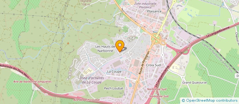 localisation de l'entreprise SCI C M C M à NARBONNE