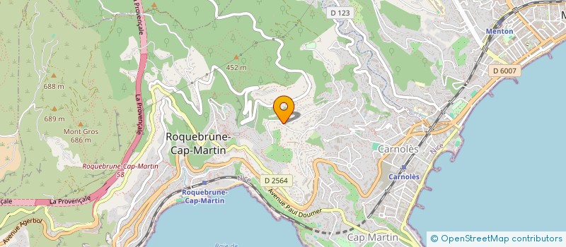localisation de l'entreprise SCI C.M.E  ROQUEBRUNE-CAP-MARTIN