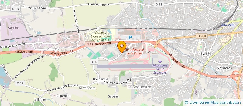 localisation de l'entreprise SCI C M F  LE SEQUESTRE