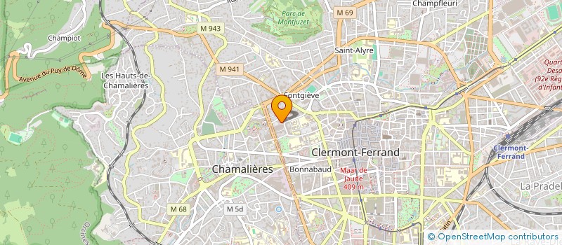 localisation de l'entreprise SCI C.M.J  CLERMONT-FERRAND